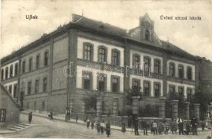 Budapest III. Újlak, Ürömi utcai községi elemi iskola. Kohn és Grünhut kiadása (EK)