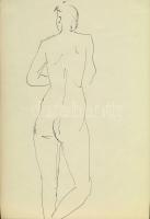 Z. Gács György (1914-1978) 4 db vázlat