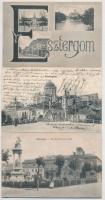 Esztergom - 14 db régi képeslap több érdekes darabbal. vegyes minőség / 14 pre-1945 postcards with interesting pieces. mixed quality