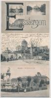 Esztergom - 14 db régi képeslap több érdekes darabbal. vegyes minőség / 14 pre-1945 postcards with interesting pieces. mixed quality