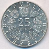 Ausztria 1970. 25Sch Ag "Franz Lehar" T:1- 
Austria 1970. 25 Schilling Ag "Franz Leh...
