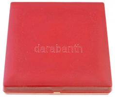 1980. "Szovjet-Magyar Közös Űrrepülés" jelzett Ag kitűző (~7,83g/0.835/21,5mm) + "Szo...