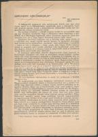 1925-1941 Gróf Széchenyi István(1791-1860) munkásságáról szóló újságcikkgyűjtemény, 20 db