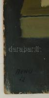 Bencs Gábor (1936-): Csendélet. Olaj, farost, jelzett, 60×80 cm