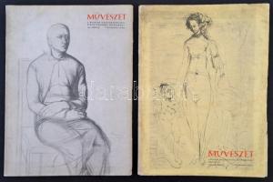 1964-1965 A Művészet, a Magyar Képzőművészek Szövetségének folyóirata, 13 db