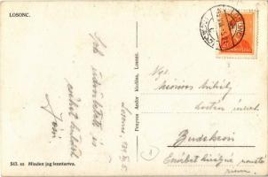 Losonc, Lucenec; 'visszatért' mozaiklap, Fenyves Andor kiadása / multi-view postcard