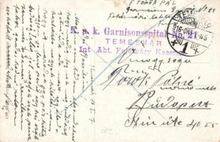 Nagytapolcsány, Topolcany; mozaiklap, vasútállomás, Platzko Gyula kiadása / multi-view postcard, rai...