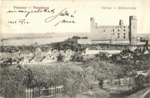 Pozsony, Pressburg, Bratislava; Schlossruine / Várrom / castle ruins (EK)