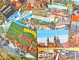 72 db MODERN használatlan külföldi városképes lap, sok olasz, NSZK, svájci, osztrák / 72 modern unused European town-view postcards, many Italian, West Germany, Austrian, Swiss