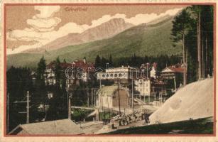 Tátrafüred, Bad Alt-Schmecks, Novy Smokovec; remíz (?), építkezés, Feitzinger Ede No. 235. / carbarn, construction (EK)