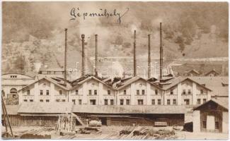 1899 Zólyombrézó, Podbrezová; vasgyár, gépműhely / iron works, machine factory, photo