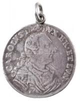 Német Államok / Brunswick-Wolfenbuttel 1765E-IDB 2/3 Tallér Ag "I. Károly" füllel (br. 14,...