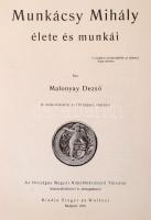 Malonyay Dezső: Munkácsy Mihály élete és munkái. Bp., 1898, Singer és Wolfner. Fém plakettel díszíte...