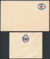 1914-1917 Katonai boríték és levélpapír, használatlan, szép állapotban, 2 db