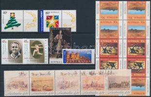 1986-2001 21 stamps, 1986-2001 21 db bélyeg, közte sorok és öntapadós értékek