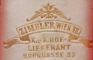 1890. "Bronz Katonai Érdemérem" aranyozott Br kitüntetés modern mellszalaggal, eredeti, sé...