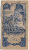 Ausztria 1945. 10Sch 1.kiadás T:III Austria 1945. 10 Schilling first issue C:F