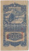 Ausztria 1945. 10Sch 1.kiadás T:III Austria 1945. 10 Schilling first issue C:F