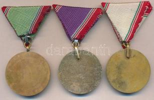 1965. "Szolgálati Érdemérem - A Haza Fegyveres Szolgálatában" 25, 30 és 35 év után, zománc...