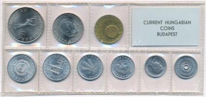 1974. 2f-10Ft (9xklf) érmés forgalmi sor fóliatokban T:1
Adamo FO7