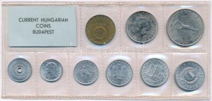 1973. 2f-10Ft (9xklf) érmés forgalmi sor fóliatokban T:1 Adamo FO6