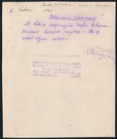 cca 1930 Kerny István (1879-1963) feliratozott, pecséttel jelzett, aláírt, vintage fotóművészeti alk...