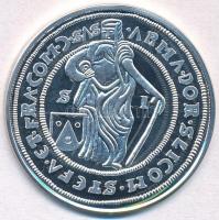 DN "Történelmi féltallérok utánveretben - Joachimsthaler féltallér" Ag emlékérem tanúsítvánnyal (10,37g/0.999/35mm) T:PP