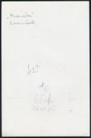 cca 1975 Kovács László: Medencében, feliratozott vintage fotóművészeti alkotás, 24x16 cm