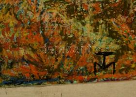 TM jelzéssel: Vár. Vegyes technika, karton, 53×40 cm