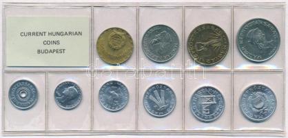 1985. 2f-20Ft (10xklf) érmés forgalmi sor fóliatokban T:1 Adamo FO18