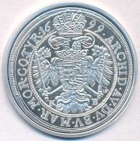 DN "Történelmi féltallérok utánveretben - I. Lipót féltallérja 1699" Ag emlékérem tanúsítv...