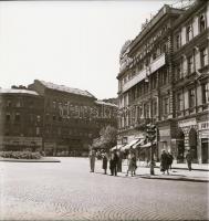 cca 1957 Budapesti városképek, Kotnyek Antal (1921-1990) fotóriporter 13 db professzionális negatív ...