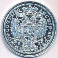 DN "Történelmi féltallérok utánveretben - III. Károly féltallérja 1724" Ag emlékérem tanús...