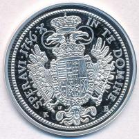 DN "Történelmi féltallérok utánveretben - Lotharingiai Ferenc féltallérja 1756" Ag emlékér...