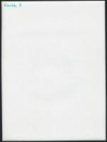 cca 1973 Múló idő, 4 db vintage fotóművészeti alkotás, kettő feliratozott, 9x18 cm és 18x24 cm közöt...