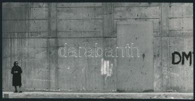 cca 1973 Múló idő, 4 db vintage fotóművészeti alkotás, kettő feliratozott, 9x18 cm és 18x24 cm közöt...