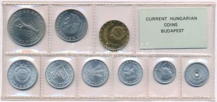 1982. 2f-10Ft (10xklf) érmés forgalmi sor fóliatokban T:1 kis patina Adamo FO15