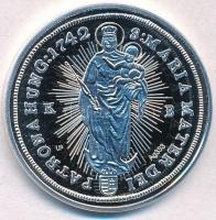 DN "Történelmi féltallérok utánveretben - Mária terézia féltallérja 1742" Ag emlékérem tan...