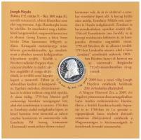 2009. 5Ft-200Ft "Haydn" (6xklf) forgalmi érme sor + "Joseph Haydn" Ag emlékérem ...