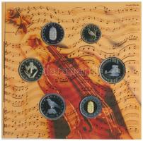 2009. 5Ft-200Ft "Haydn" (6xklf) forgalmi érme sor + "Joseph Haydn" Ag emlékérem ...
