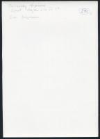 cca 1975 Négy szerző, 4 db feliratozott, vintage fotóművészeti alkotása, az egyik kép sarkán törésny...