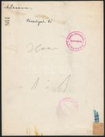 cca 1940 Haár Ferenc (1908-1997) hagyatékából 2 db vintage budapesti fotó, az egyik pecséttel jelzet...