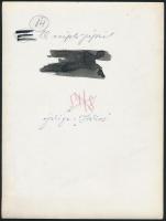 cca 1940 Korschelt Miklós (1900-1982) 3 db vintage fotóművészeti alkotása, szerzői pecséttel vagy fe...