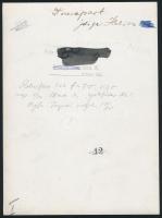 cca 1940 Korschelt Miklós (1900-1982) 3 db vintage fotóművészeti alkotása, szerzői pecséttel vagy fe...