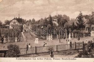 Dresden, Weisser Hirsch; Formobstgarten von Arthur Lekrun / fruit garden (EB)
