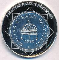 DN "A magyar nemzet pénzérméi - A legkisebb névértékű érme 1848-1916" Ag emlékérem tanúsít...