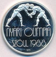 1987. 500Ft Ag "Nyári Olimpia - Szöul 1988" T:PP ujjlenyomat, felületi karc Adamo EM99