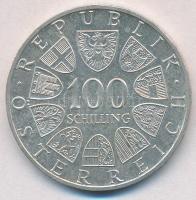 Ausztria 1979. 100Sch Ag "Bécsi Nemzetközi Központ" T:1-,2 kis ph. Austria 1979. 100 Schil...