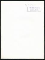 cca 1980 Tatár Tibor: Térdelő akt, pecséttel jelzett, vintage fotóművészeti alkotás, 23x17 cm