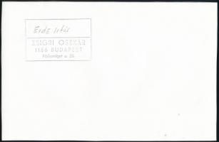 cca 1975 Zsigri Oszkár (1933-?): Erdő irtás, pecséttel jelzett, vintage fotóművészeti alkotás, 15x23...